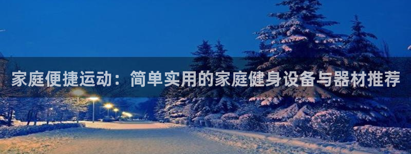 意昂4新能源：家庭便捷运动：简单实用的家庭健身设备与器材推荐