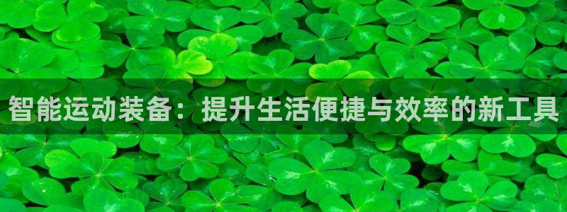 意昂体育4软件：智能运动装备：提升生活便捷与效率的新