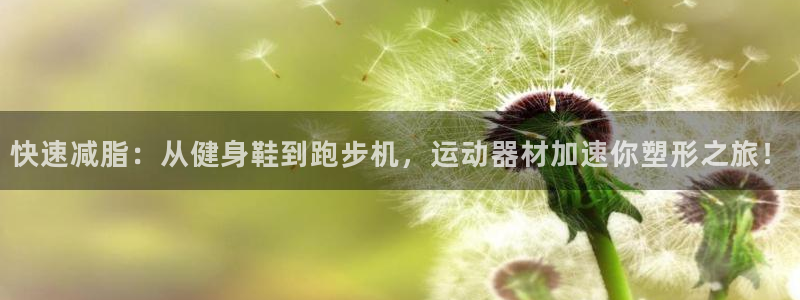 意昂4五金厂：快速减脂：从健身鞋到跑步机，运动器材加速你塑形